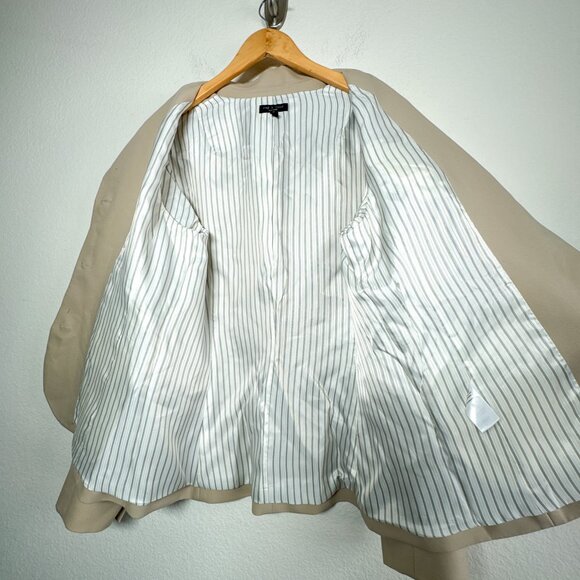 Rag & Bone Slade Beige Blazer Size 12 Tailored Neutral Classic Workwear - Picture 7 of 13
